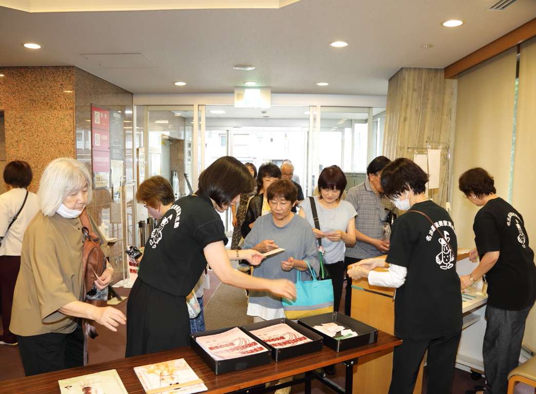 ご来場者受付風景